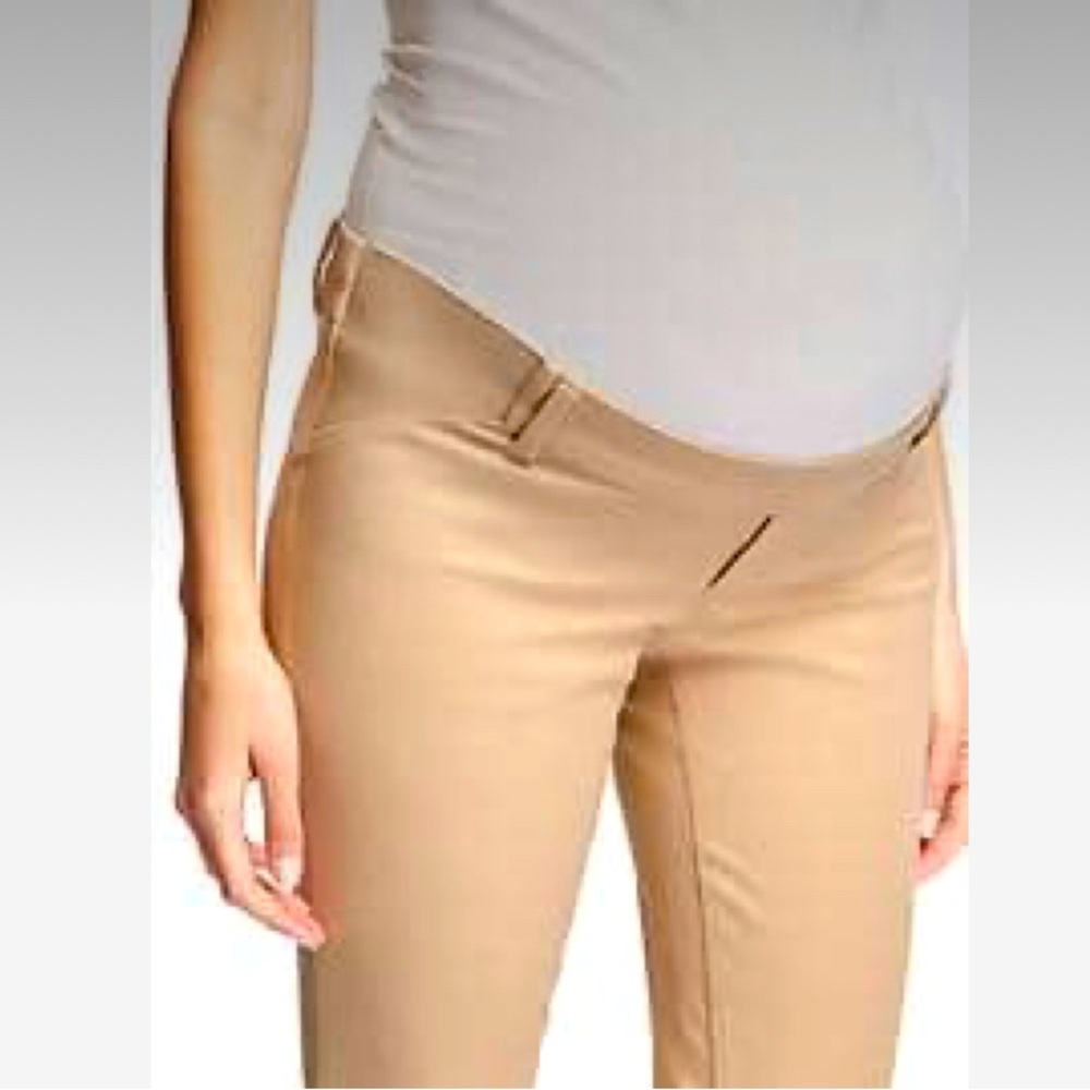 Old Navy Women’s Khaki Side Panel Maternity Pixie Pants Size 6